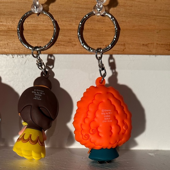 Set of 4 Disney Princess collectible keyrings/keychains. Free gift with purchase - Picture 5 of 5